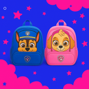 Conjunto escolar com o tema Patrulha Canina