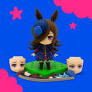 Figura colecionável inspirada no anime Umamusume Pretty Derby