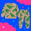 Conjunto infantil para meninos e meninas