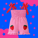 Macacão estilo sling (alcinhas)