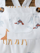 Macacão Infantil Verão Sem Mangas + Chapéu